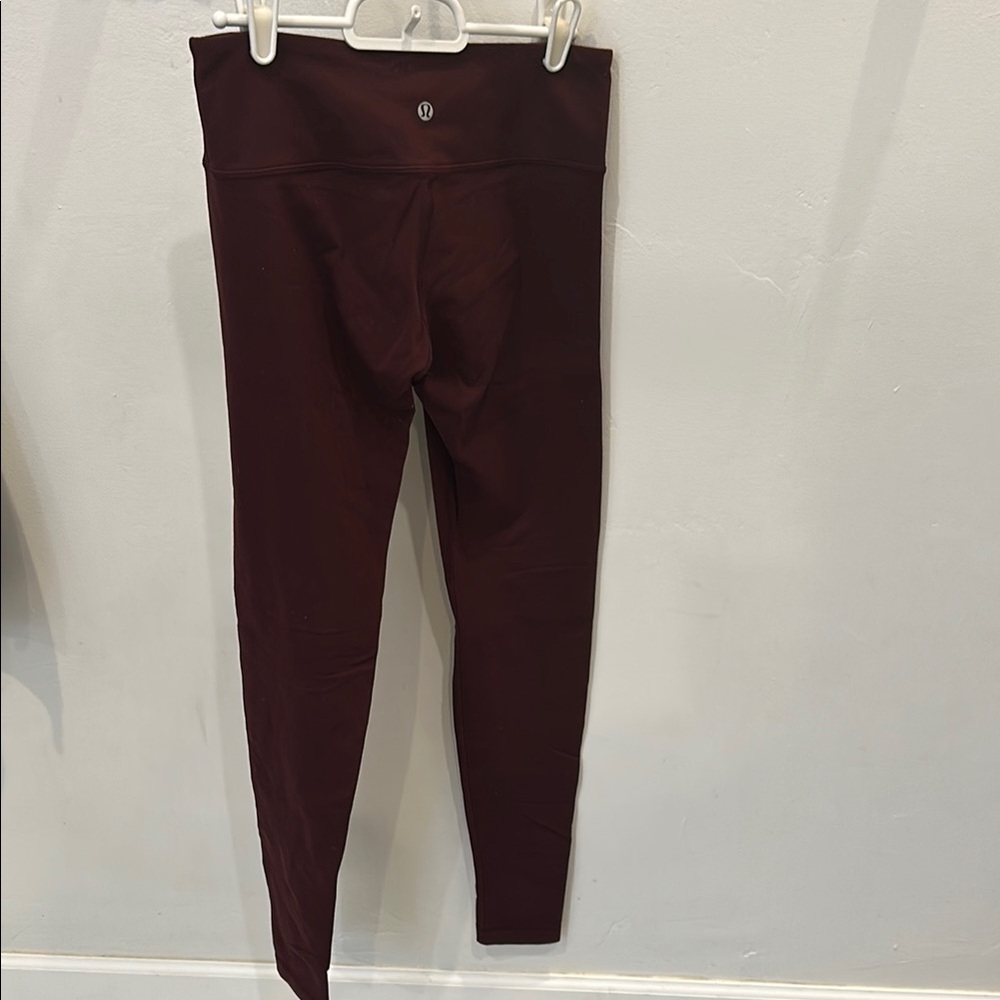 lululemon athletica Burgundy Leggings